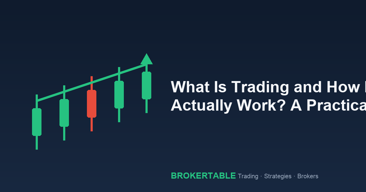 What Is Trading and How Does It Actually Work? A Practical Guide