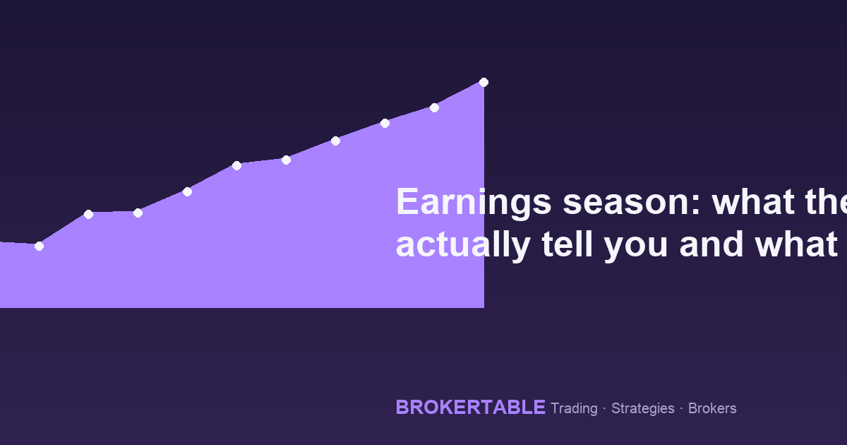 Earnings season: what the numbers actually tell you and what they don't