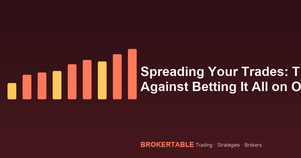 Spreading Your Trades: The Case Against Betting It All on One Position