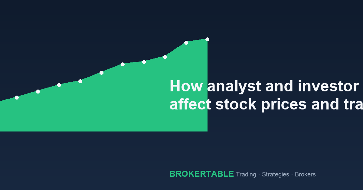 How analyst and investor days affect stock prices and trading decisions