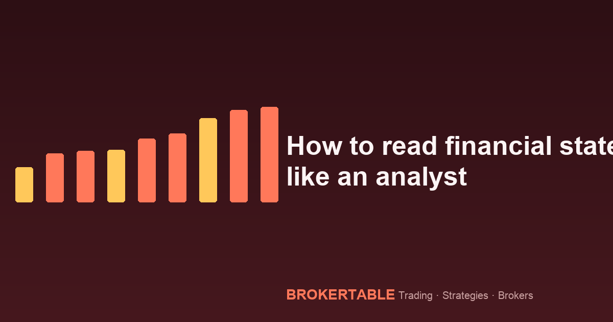 How to read financial statements like an analyst