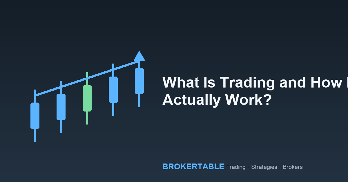 What Is Trading and How Does It Actually Work?
