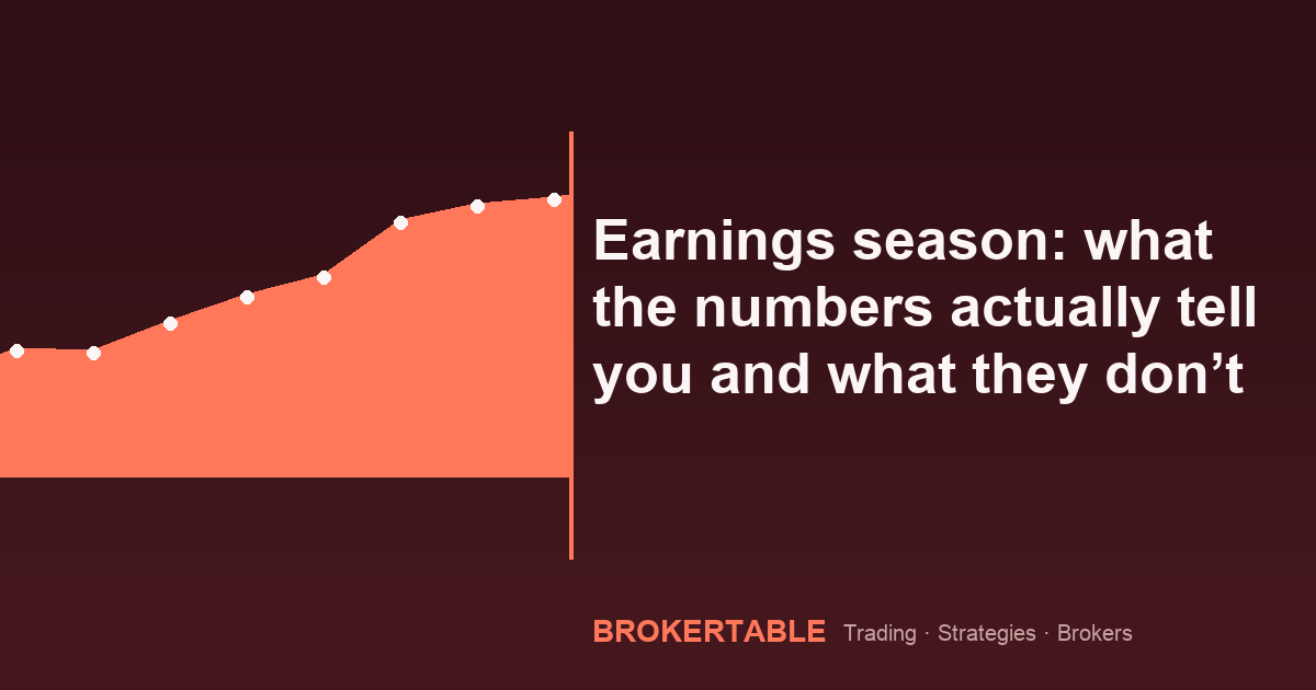 Earnings season: what the numbers actually tell you and what they don’t