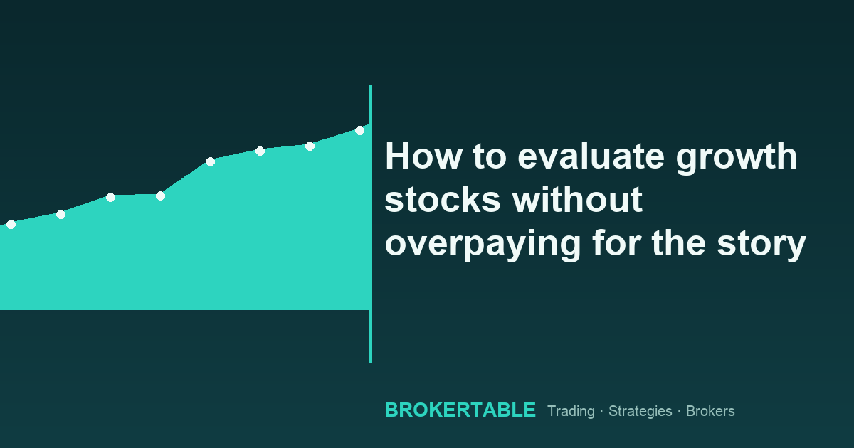How to evaluate growth stocks without overpaying for the story