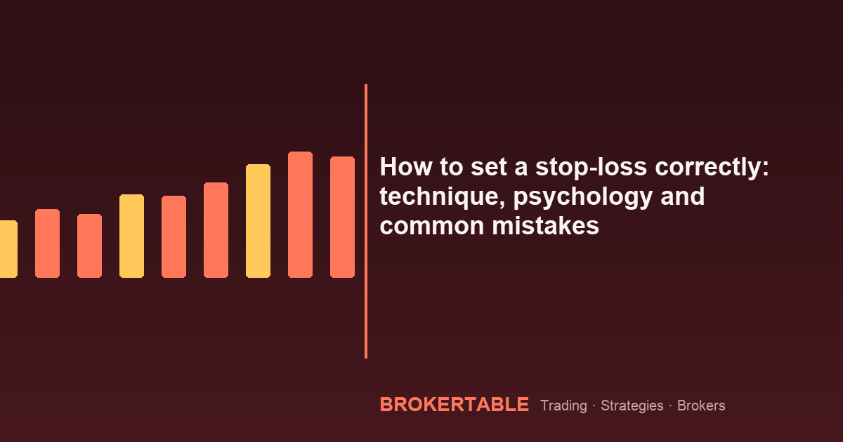 How to set a stop-loss correctly: technique, psychology and common mistakes
