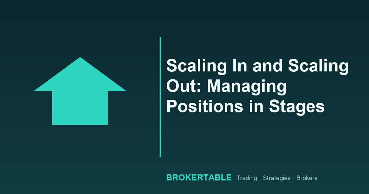 Scaling In and Scaling Out: Managing Positions in Stages