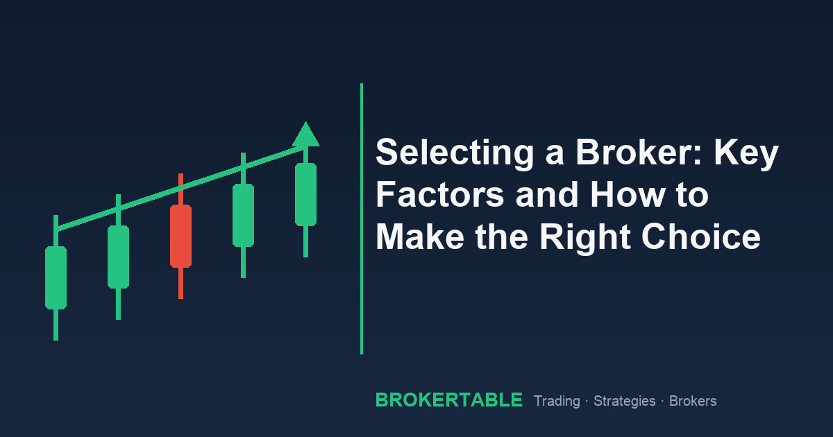 Selecting a Broker: Key Factors and How to Make the Right Choice