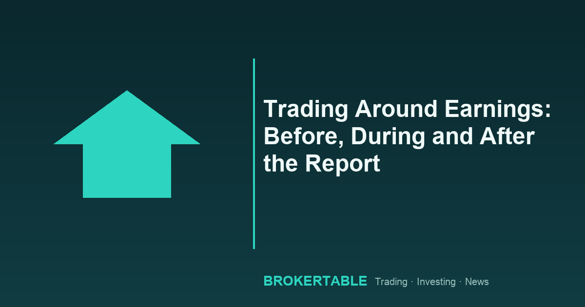 Trading Around Earnings: Before, During and After the Report