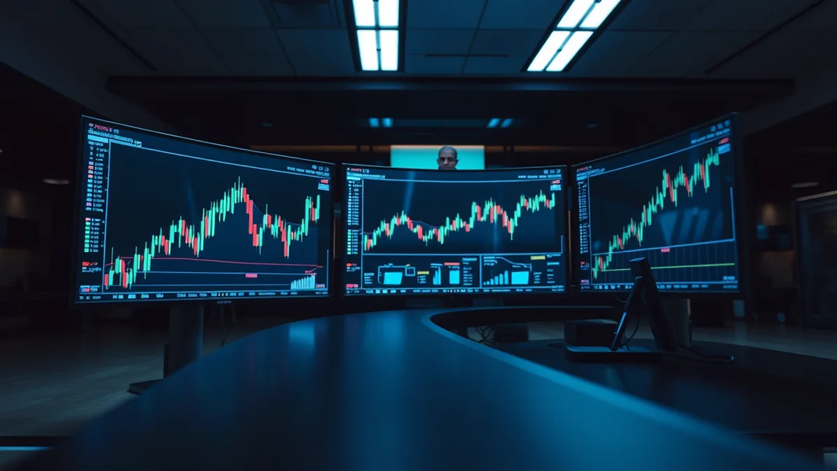 A financial data terminal screen showing a list of stock index constituents with market capitalizati
